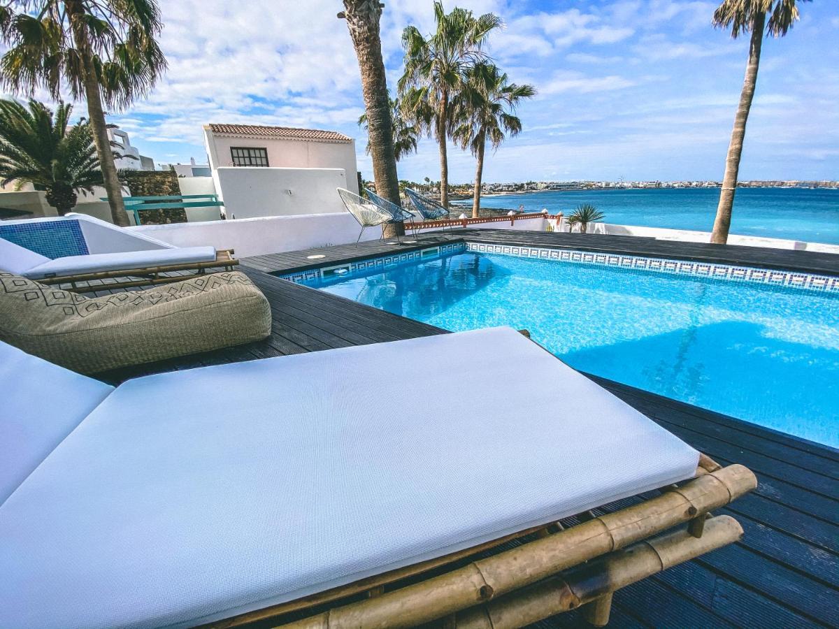Villa Los Flamencos By Veaco- Beachfront & Pool Corralejo Esterno foto