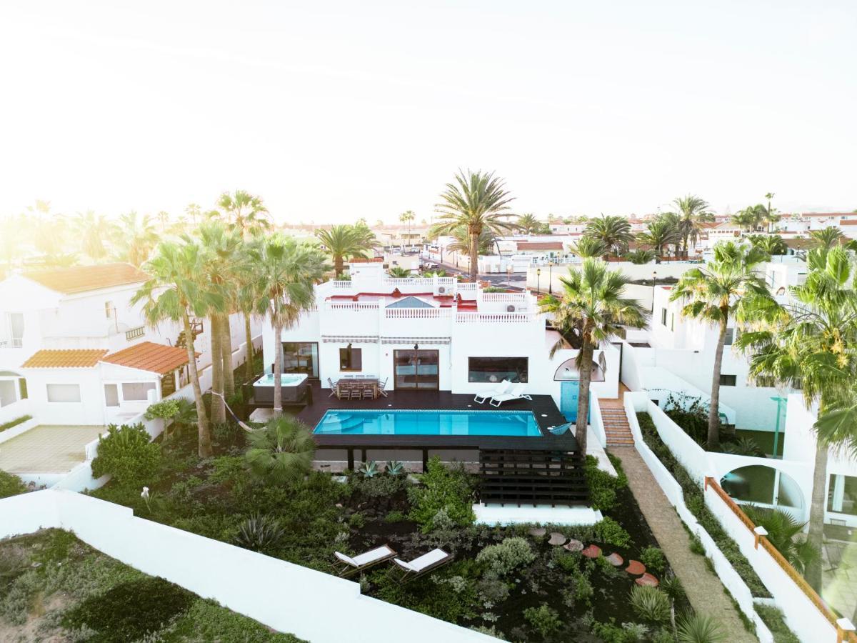 Villa Los Flamencos By Veaco- Beachfront & Pool Corralejo Esterno foto
